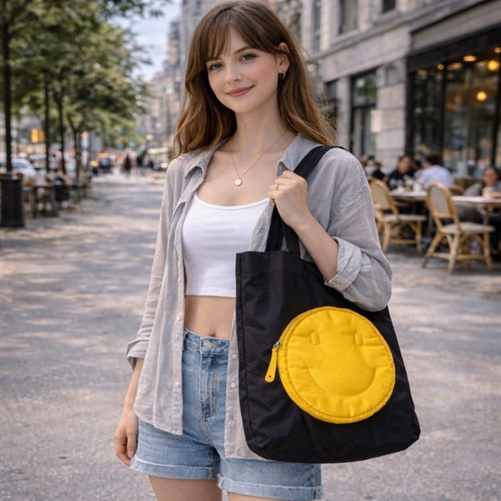 Smiley Face Tote‎ Carryall